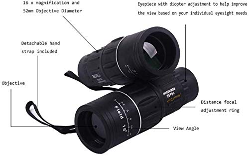 Monocular compacto BAK4 con zoom 16x HD miniatura 3