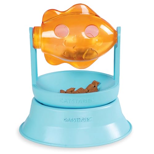 Catstages 2-in-1 Spinning Fish Treat Dispenser