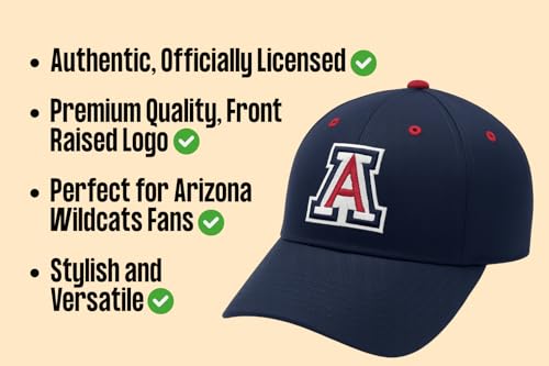 Gorra clásica bordada ajustable azul marino Arizona miniatura 5