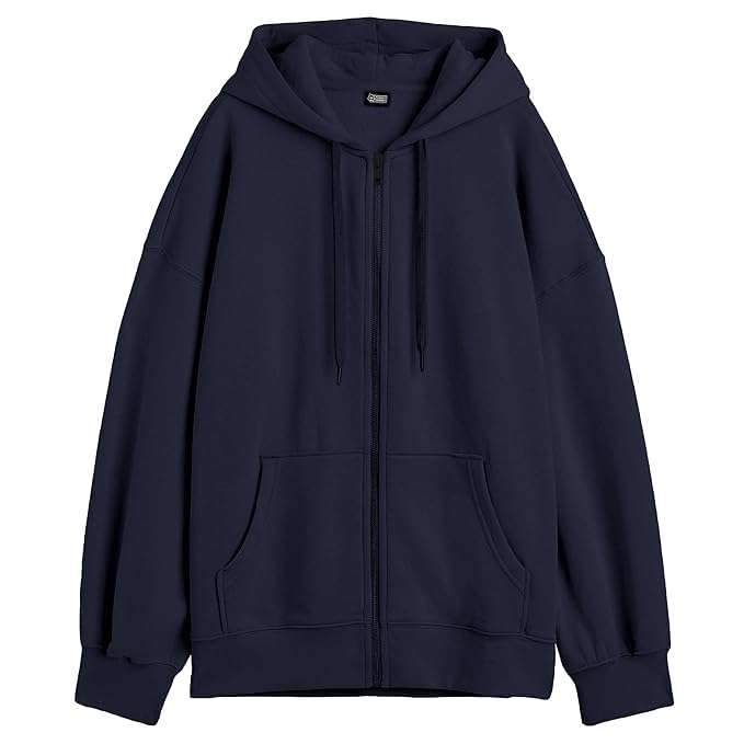 Image of FUNKY MONKEY Men's Full Zip Hoodie Sweatshirt | Soft Warm Fleece | Hooded Jacket | Loose Fit | Casual, Gym & Travel Winter Wear