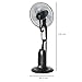 Imagen de HOMCOM Ventilador Nebulizador 90W Ventilador de Agua con Mando a Distancia 3 Modos 3 Velocidades Temporizador 7