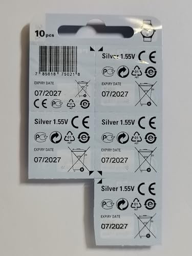 Batería para reloj Renata 397, paquete x5 miniatura 3