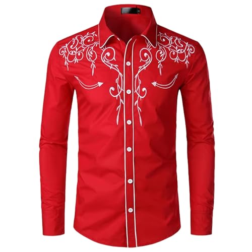 Camiseta de manga larga para hombre transpirable estilo occidental contra climas frescos
