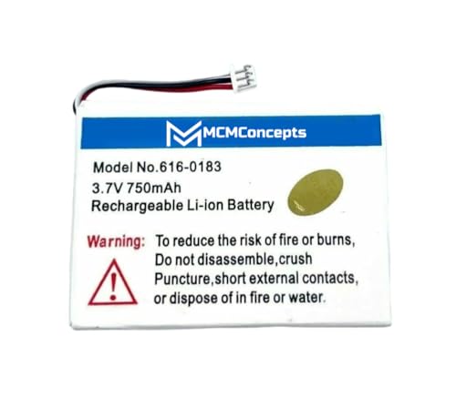 MCMConcepts Replacement Battery 750mAh for Apple iPod 4th Generation