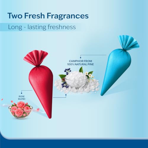 Image of CamPure Camphor Cone Pack Of 2-100% Organic | Air Freshener For Car, Wardrobe, Office Cabin's, Drawers, Travel Bag & Bathroom