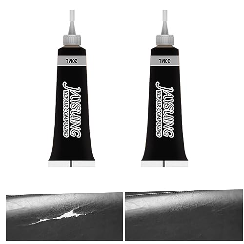 Kit Reparación Cuero Negro 2pcs