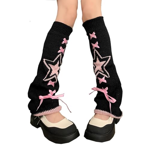 XEPST Harajuku Kawaii Leg Warmers for Girls & Women, 1 Pair