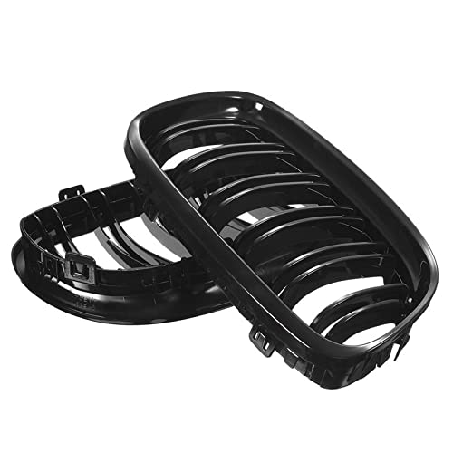 Calandre double latte brillant pour BMW Série 3 E90 E91 LCI 2009-2012 - 3
