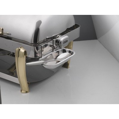 1A11270 Detachable Stainless Steel Spoon Holder for Oblong Roll Top Chafing Dish