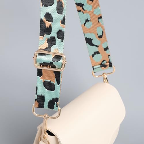 Image of chushui Leopard Print Purse Strap for Women,Adjustable Crossbody Bag Strap