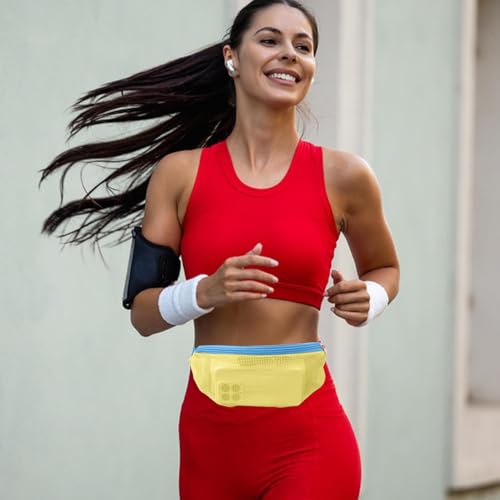 Riñonera deportiva con compartimento de malla transpirable y cinta ajustable 2