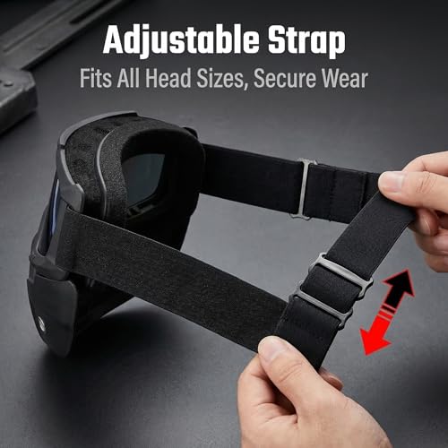 Image of Motorcycle Face Mask Full Face,Dirt Bike Goggles Motocross, ATV, Offroad, Riding Racing Goggles for Men Women