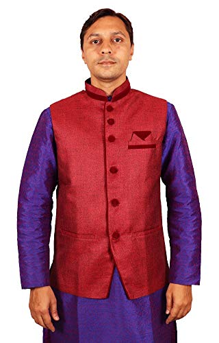 my lil princess Mens Poly Viscose Waistcoat_Waist Coat_Trident-picture-19