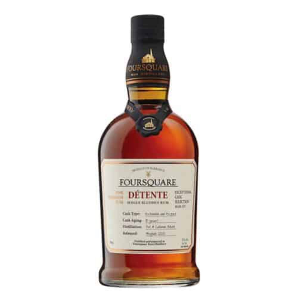 Nestor Liquor Foursquare 10 Years Old Détente Single Blended Rum 51% Vol. 0,7L