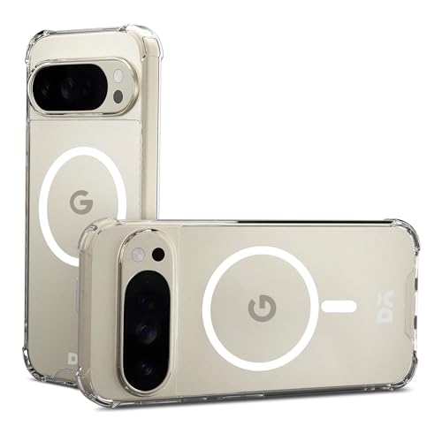 Image of DailyObjects Clear Magnetic Phone Case Cover Compatible with Google Pixel 10 Pro | Wireless Charging Slim Back Cover | 2 Layer Edge Protection & Shockproof
