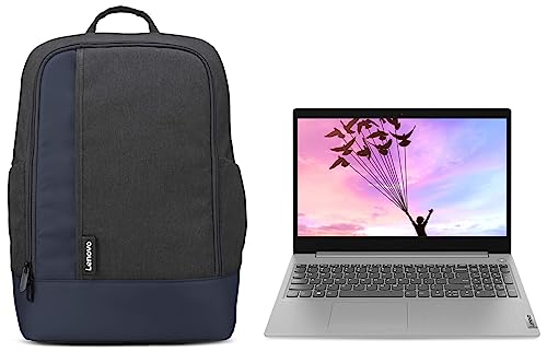 Image of Lenovo Ideapad Slim 3 10Th Gen Intel Core I5 15.6 Inches FHD IPS Thin & Light Laptop (8GB /512GB SSD /2GB Mx330 GFX /2Yr Wrnty /Win 11 /Office 2021 /300Nits /Platinum Grey /1.7Kg),81Wb01Bpin + 15.6 inch Backpack