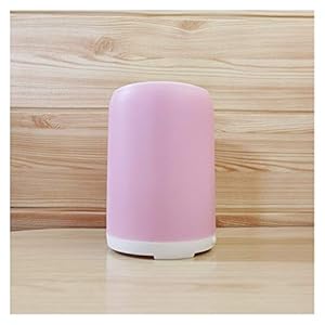 Radio Mini Bluetooth Speaker Small Steel Cannon Bluetooth Speaker Met Sfeer Light Wireless Speaker (Color : Pink)