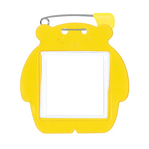 共栄プラスチック クマ型名札10枚パックイエロー C-72-10-Y