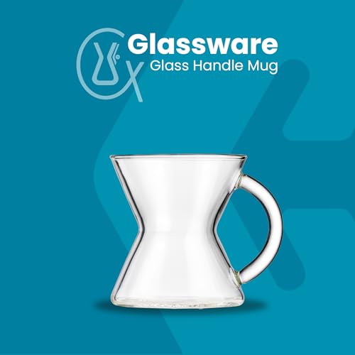 Chemex Mug de Vidrio con Asa Azul Zafiro miniatura 2
