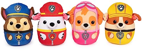 GUND Paw Patrol Trend Squishy Peluche de 20 cm – Juguete y Almohada en uno, para Jugar y Relajarse, para Fans de la Patrulla Canina a Partir de 1 año – Artículo Surtido, no es Posible Elegir por