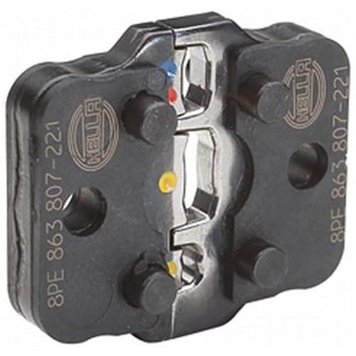 HELLA 8PE 863 807-221 Crimpzangeneinsatz - Metall - schwarz - Ø von: 0.35mm - Ø bis: 6.0mm - Profi,Typ I,II & III