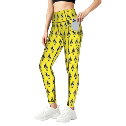 Pantalones de yoga para mujer anti-transparencias con bolsillos que estilizan tu silueta