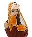 Fascigirl Felpa con Cappuccio da Donna, Sciarpa Cappello Peluche Sciarpa Cappello Panda Scimmia Pinguino Scarabeo Invernale