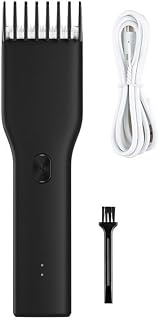 Cortapelos profesional, cortadora de pelo eléctrica, corte de pelo para hombres, adultos y niños, cortadora de pelo inalámbrica recargable (color: negro)