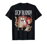 Regular Show Rigby Stop Talking! Funny Cartoon T-Shirt