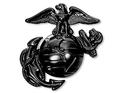Autocollant US Marines Eagle Globe sticker vinyle noir 10cm