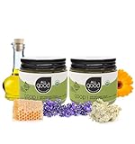 All Good Goop Organic Handcrafted Balm & Ointment | For Dry Skin/Lips, Cuts, Scars, Blisters, Diaper Rash, Insect Bites, Sunburn & More (2 oz)(2-Pack)