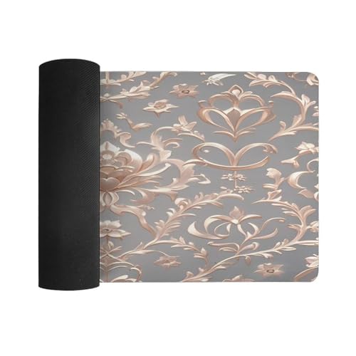 Alfombrilla Grande para Mouse de Goma Rose Gold miniatura 3