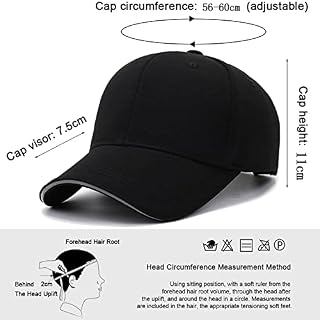 OBUND Casquettes De Baseball pour Hommes for The Beatles Print Casual Hat Running Cap Réglable Sun Visor Hat Trucker Cap Unisex Duckbill Cap - Teen Gifts- Black||One Size – Image 2