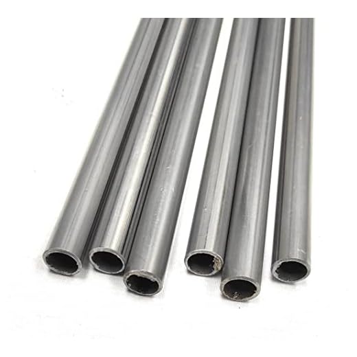 Tubo redondo de 16 mm. en 1,5 mm. de espesor. Hierro normal. Set de 6 uds de 1 metro