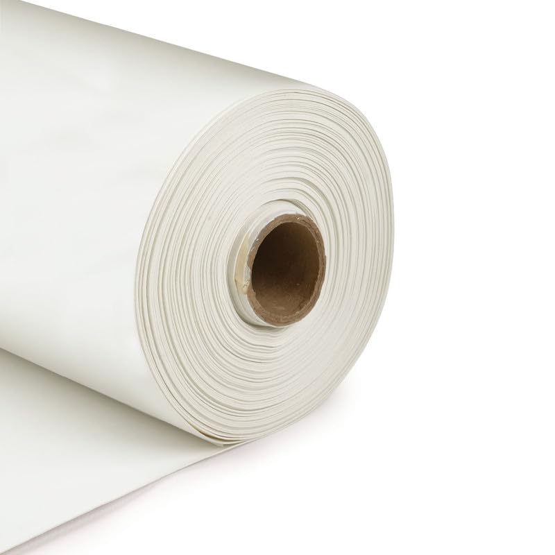 DFL Amigo Upholstery Fabric- PVC Leatherette - Non-Stretch, 54 Inch Wide, Fire Retardant for Furniture & Craft (White, 20 Metre)