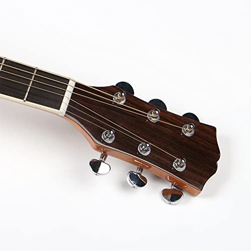 MEIeynt Guitare 39 Pouces, kit débutant Guitare Acoustique pan coupé Pleine Taille Guitarra Acustica avec Micro pour… - Les Beatles, Paul McCartney, John Lennon, RIngo Starr, George Harrison MEIeynt Guitare 39 Pouces, kit débutant Guitare Acoustique pan coupé Pleine Taille Guitarra Acustica avec Micro pour… – Image 6