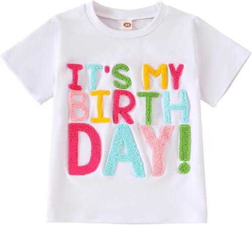 Image of Toddler Baby Girl First Birthday Outfit In My One Year Old Era Sweatshirt Tops Little Princess 1st Birthday Clothes