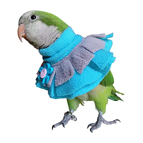 Image of Parrot Neck Collar Pet Anti-bite Picking Feather Healing Protective Neck Cover Collar for Birds (L)