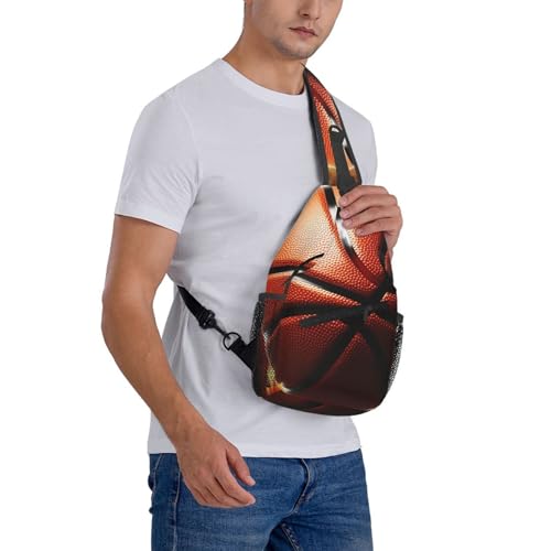 Mochila Sling Crossbody para Hombre y Mujer Negra miniatura 7