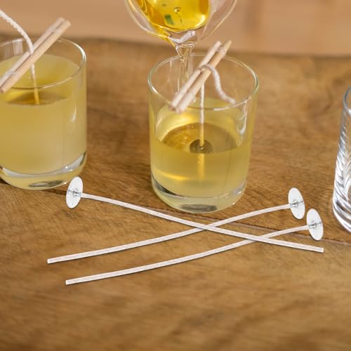 10 mechas de algodón para velas 15cm para DIW miniatura 4