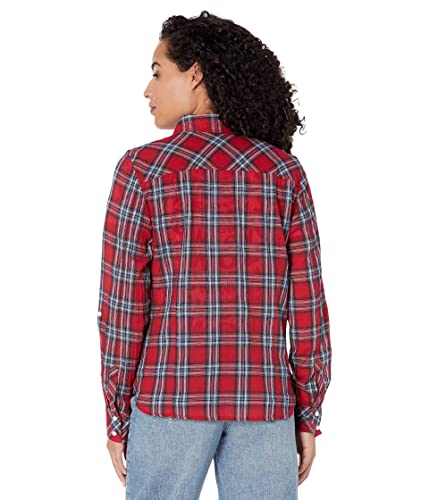 Image of Tommy Hilfiger Women's Plaid Lurex Button Up Shirt
