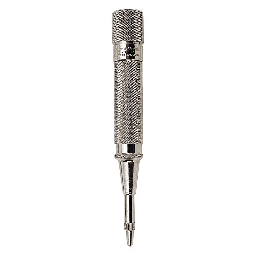 Center Punch, 4inL, 1/2in Dia, Adjustable