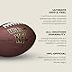 Wilson NFL Super Grip Fußball, braun, Official