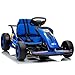Beblinglet 24V Electric Go Kart, Drift Car Outdoor Ride on Toy with EVA Tires, 400W Motor, 8.1 MPH, Music, Wireless, Drift Mode and 2 Speed, Crazy Go Cart for Kids 6-12 Years Old (Blue)