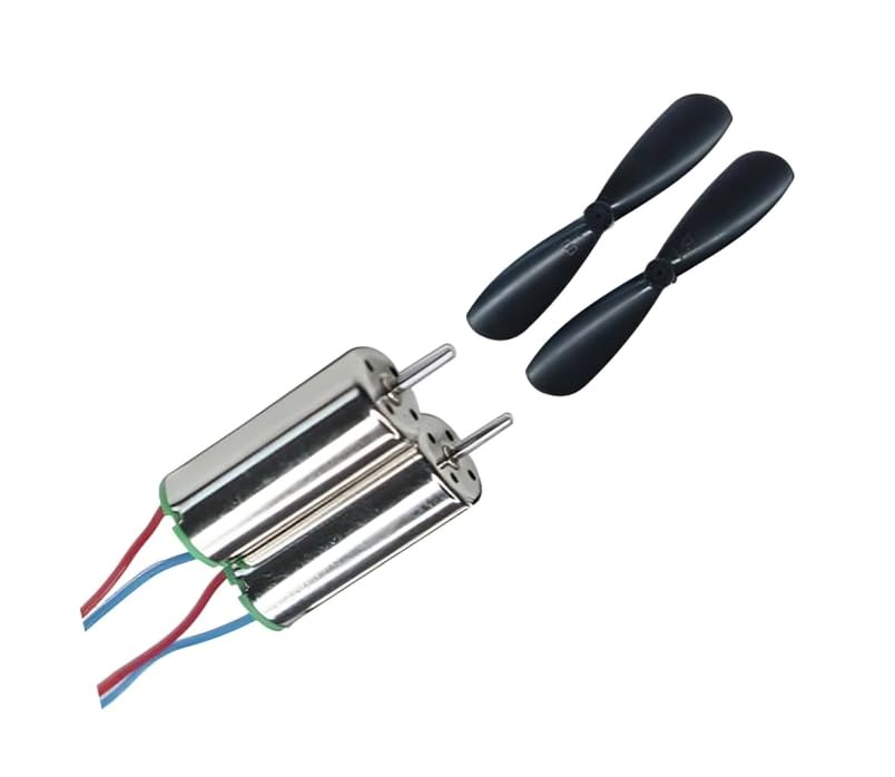 Metal SP Electron (2 Drone Motors + 2 Drone Propellers) DC 3.7V 716 7X16Mm Micro Coreless Motor With High-Speed Mini Drones Propeller