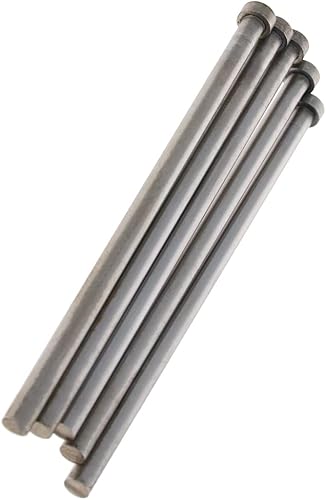 Miniatura 6 de Auniwaig 0.24 pulgadas de diámetro punta redonda Eyector Pin 3.94 pulgadas de longitud varilla de eyector 65MN acero 48-50rc Dureza molde Accesorios