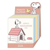 2026年カレンダー ミニチュア日めくり/PEANUTS