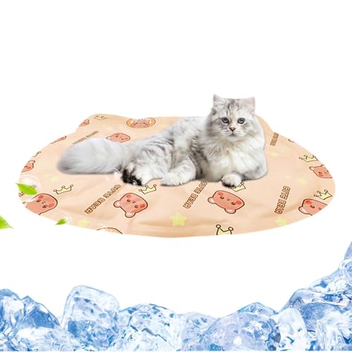 Kühlmatte für Katzen, Kühlmatte für Hunde im Sommer- Tierfrisch | für Wohnzimmer, Schlafzimmer, Fensterbank, Roadtrip, Urlaub und Reise Autositz