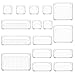 InnoGear 16 Stücke Schubladen Veranstalter, Stiftablagen mit 5 Großen Kunststoff-Aufbewahrungsboxen Make-Up-Organizer Tools Schreibwaren Besteck für Schminktisch Küche Schlafzimmer Büro(transparent)
