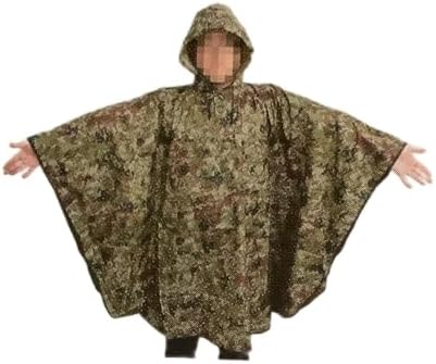 Amazon | 米軍タイプ ナイロンポンチョ レインコート 迷彩 m-nironp 